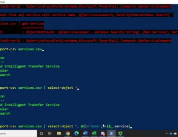 Process of pipeline input in powershell